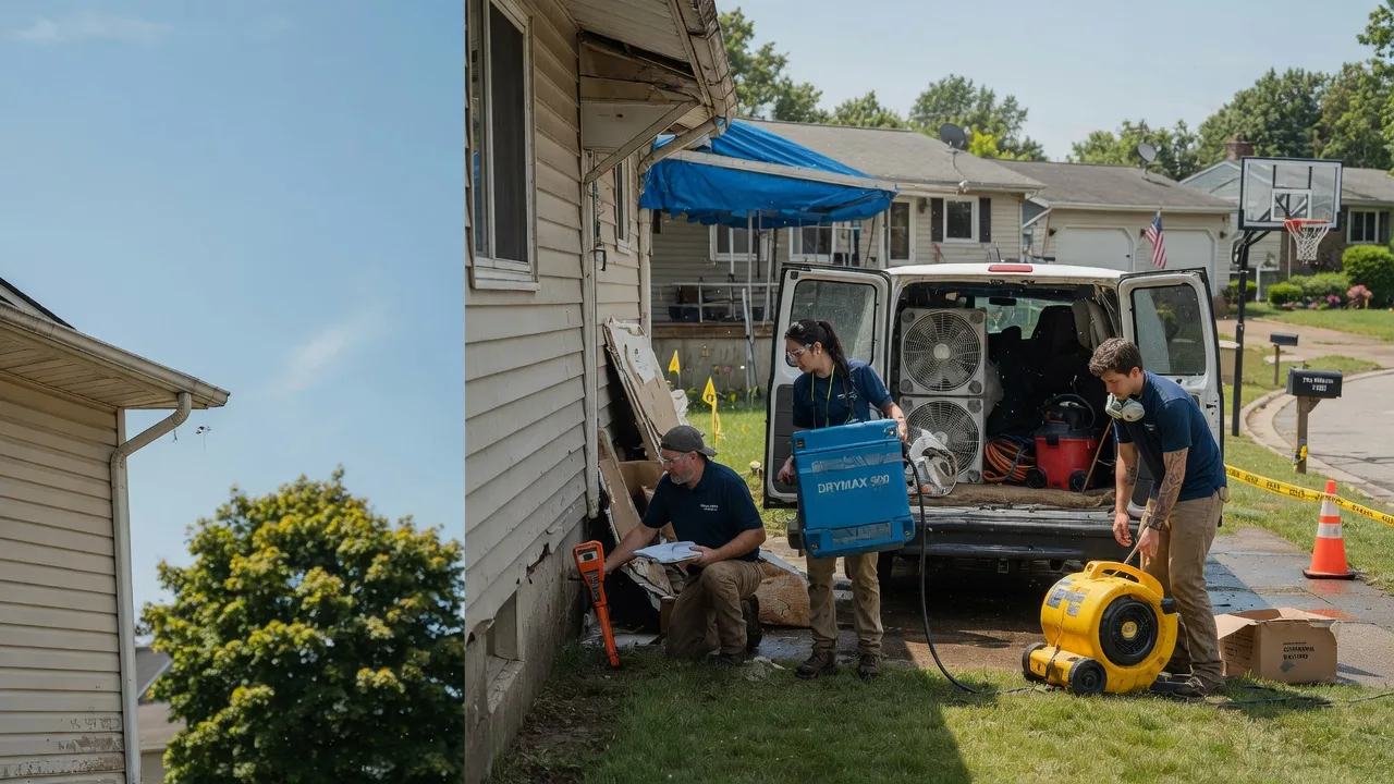 Ceiling Leak Cleanup in Arenzville, IL near me
