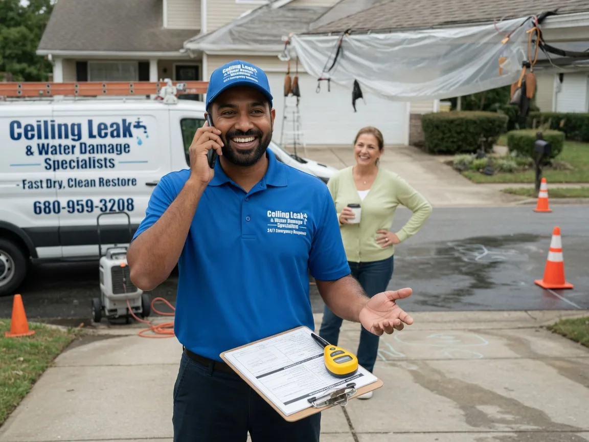 Ceiling Leak Cleanup Arenzville, IL FAQs